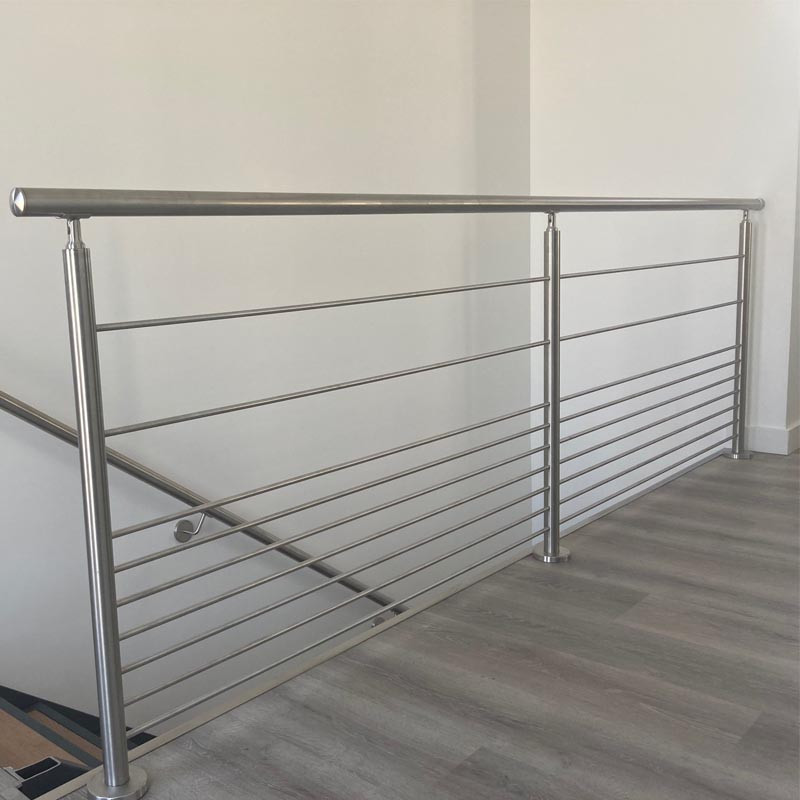 garde corps de mezzanine inox conforme aux normes francaises